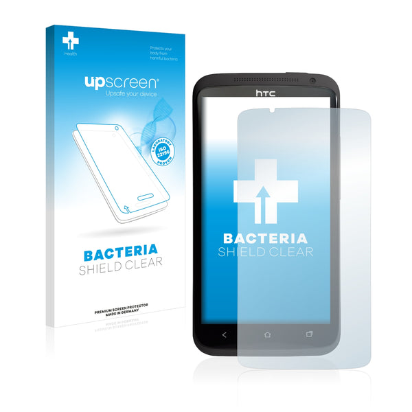 upscreen Bacteria Shield Clear Premium Antibacterial Screen Protector for HTC One X