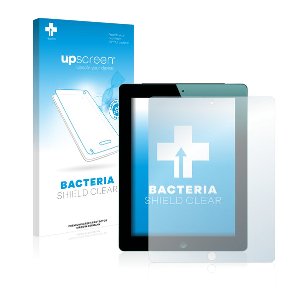 upscreen Bacteria Shield Clear Premium Antibacterial Screen Protector for Apple iPad Wi-Fi (3th generation)