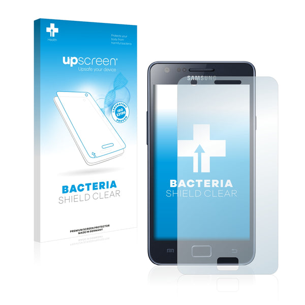 upscreen Bacteria Shield Clear Premium Antibacterial Screen Protector for Samsung Galaxy S2 G I9100G