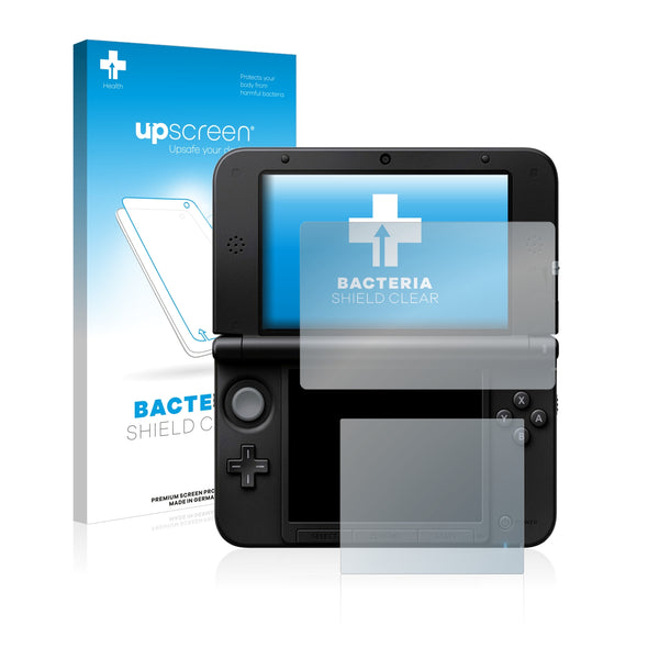 upscreen Bacteria Shield Clear Premium Antibacterial Screen Protector for Nintendo 3DS XL SPM7800