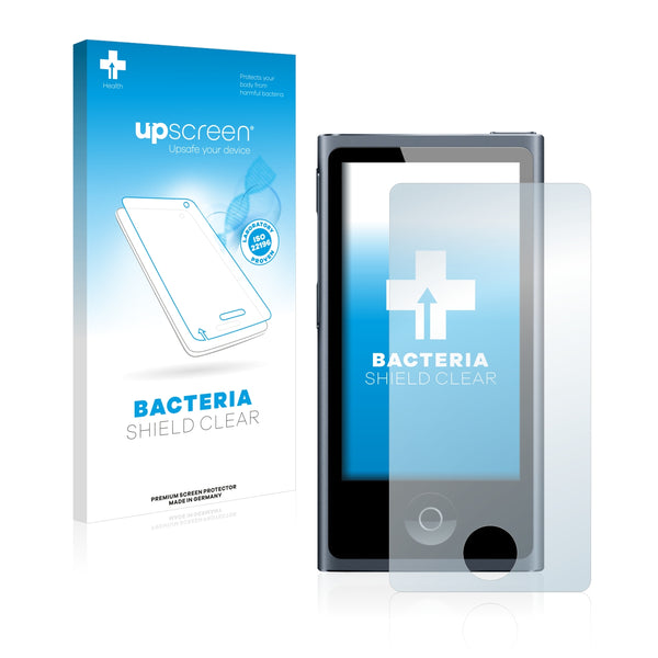 upscreen Bacteria Shield Clear Premium Antibacterial Screen Protector for Apple iPod nano 2012 (7th generation)