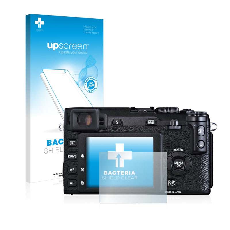 upscreen Bacteria Shield Clear Premium Antibacterial Screen Protector for FujiFilm X-E1