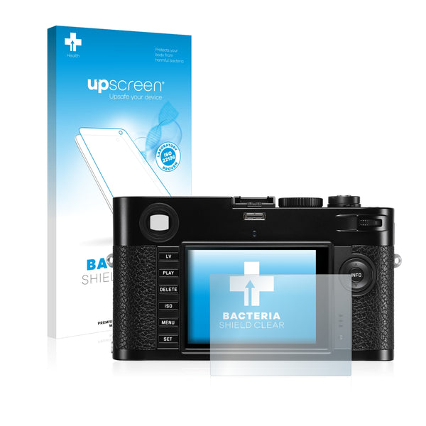 upscreen Bacteria Shield Clear Premium Antibacterial Screen Protector for Leica M (Typ 240)