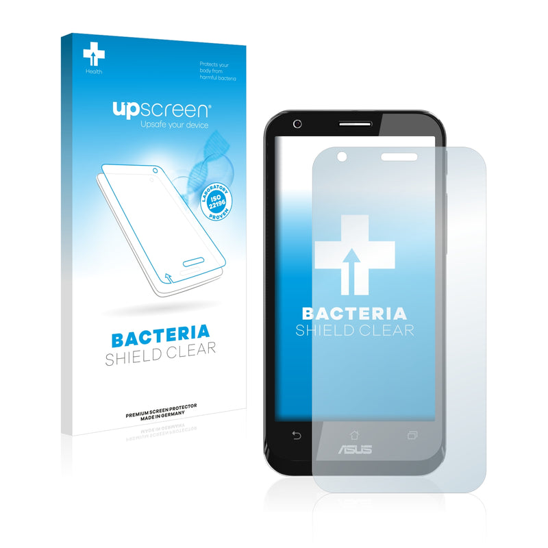 upscreen Bacteria Shield Clear Premium Antibacterial Screen Protector for Asus A68 Padfone 2