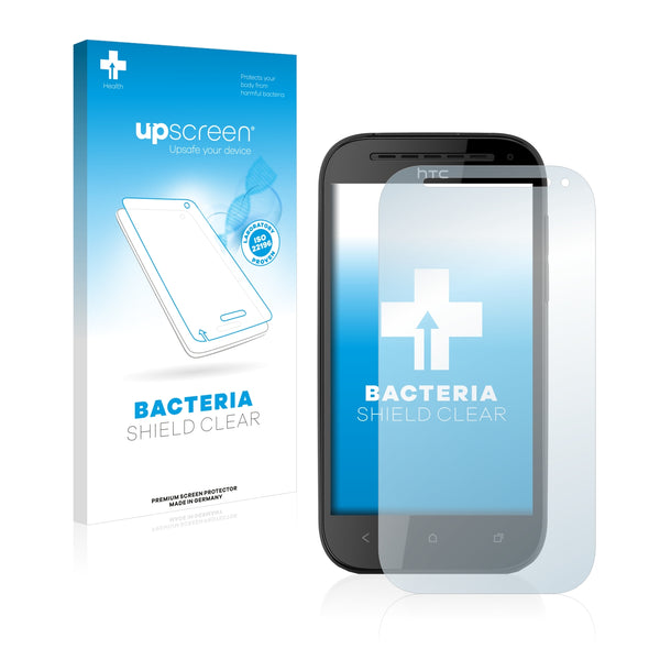 upscreen Bacteria Shield Clear Premium Antibacterial Screen Protector for HTC One SV