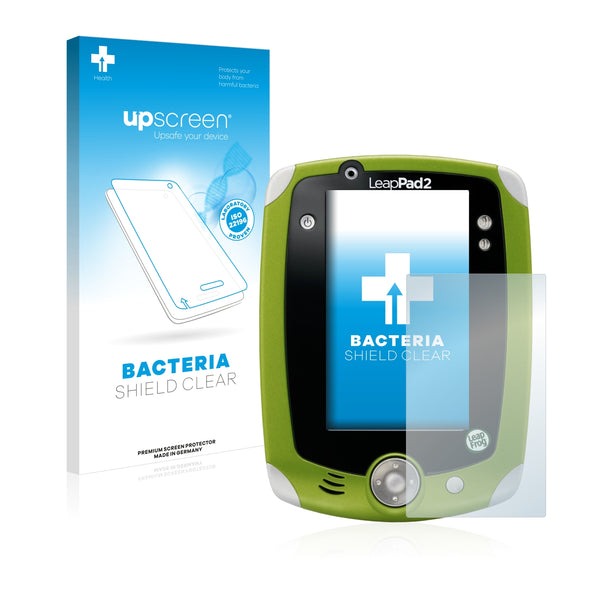 upscreen Bacteria Shield Clear Premium Antibacterial Screen Protector for LeapFrog LeapPad 2