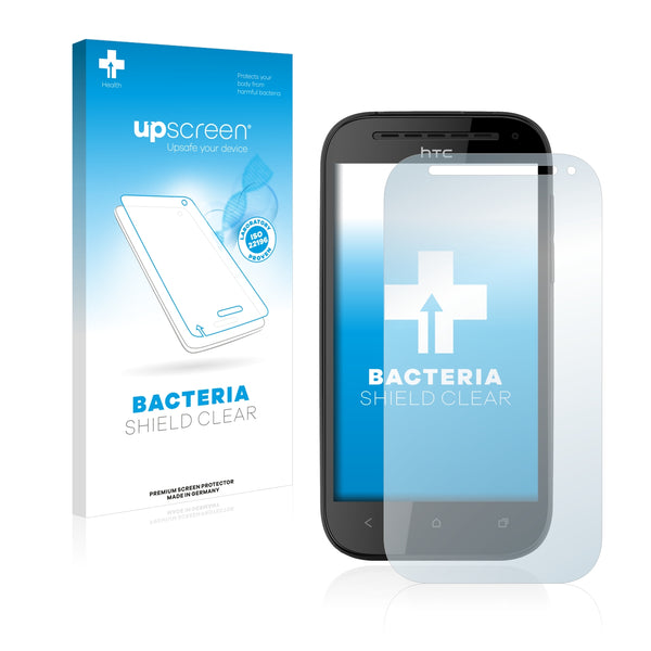 upscreen Bacteria Shield Clear Premium Antibacterial Screen Protector for HTC One SV LTE