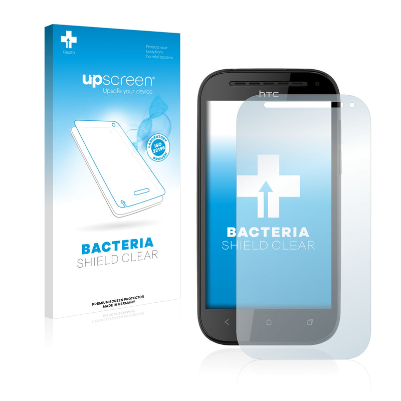 upscreen Bacteria Shield Clear Premium Antibacterial Screen Protector for HTC One SV LTE