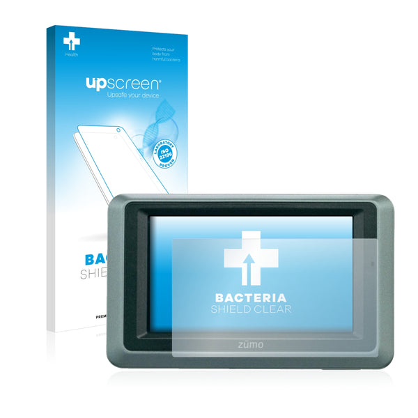 upscreen Bacteria Shield Clear Premium Antibacterial Screen Protector for Garmin zumo 660LM