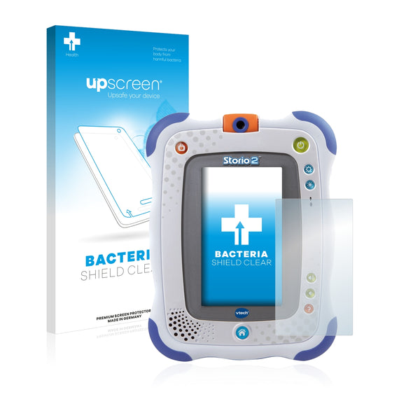 upscreen Bacteria Shield Clear Premium Antibacterial Screen Protector for Vtech Storio 2