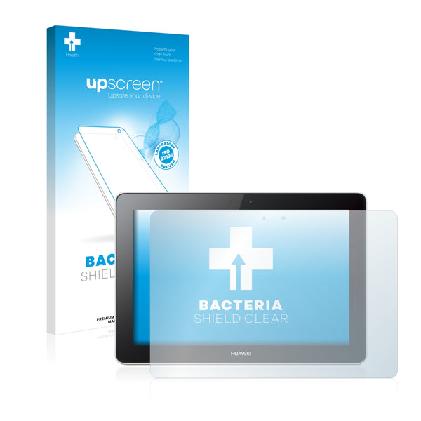 upscreen Bacteria Shield Clear Premium Antibacterial Screen Protector for Huawei MediaPad 10 Link