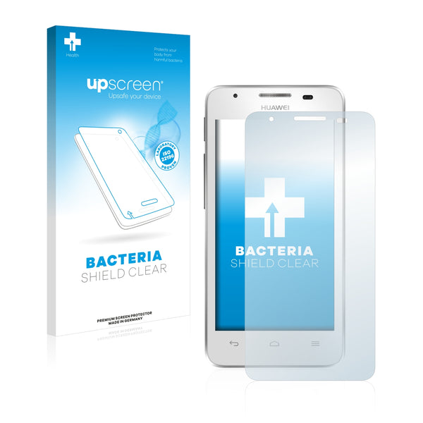upscreen Bacteria Shield Clear Premium Antibacterial Screen Protector for Huawei Ascend G510