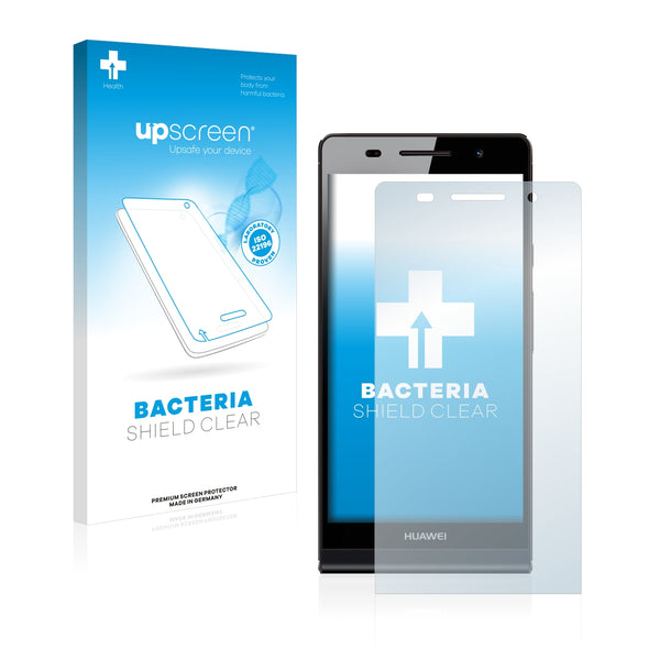 upscreen Bacteria Shield Clear Premium Antibacterial Screen Protector for Huawei Ascend P6