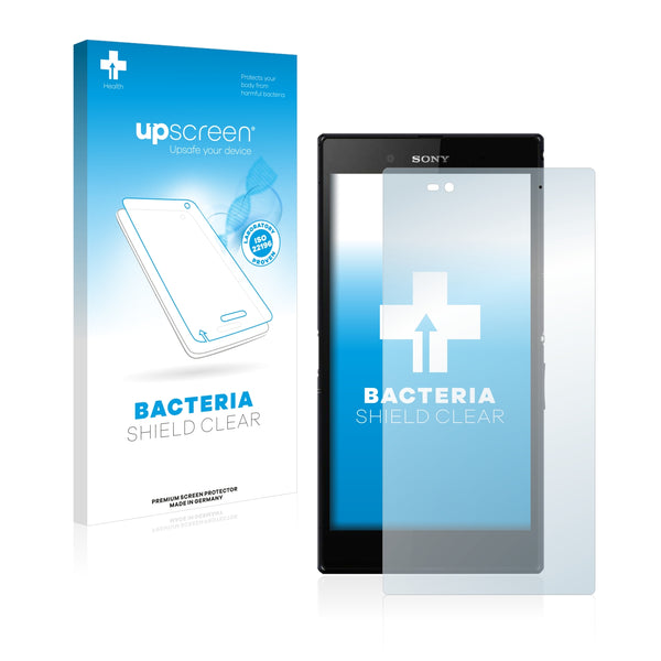 upscreen Bacteria Shield Clear Premium Antibacterial Screen Protector for Sony Xperia Z Ultra C6833
