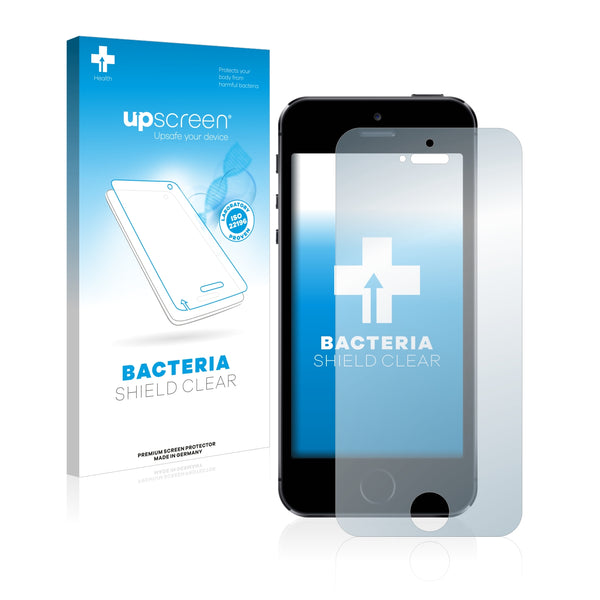 upscreen Bacteria Shield Clear Premium Antibacterial Screen Protector for Apple iPhone 5S