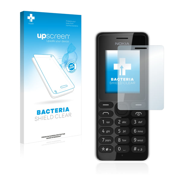 upscreen Bacteria Shield Clear Premium Antibacterial Screen Protector for Nokia 108