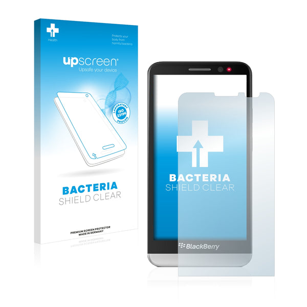 upscreen Bacteria Shield Clear Premium Antibacterial Screen Protector for BlackBerry Z30