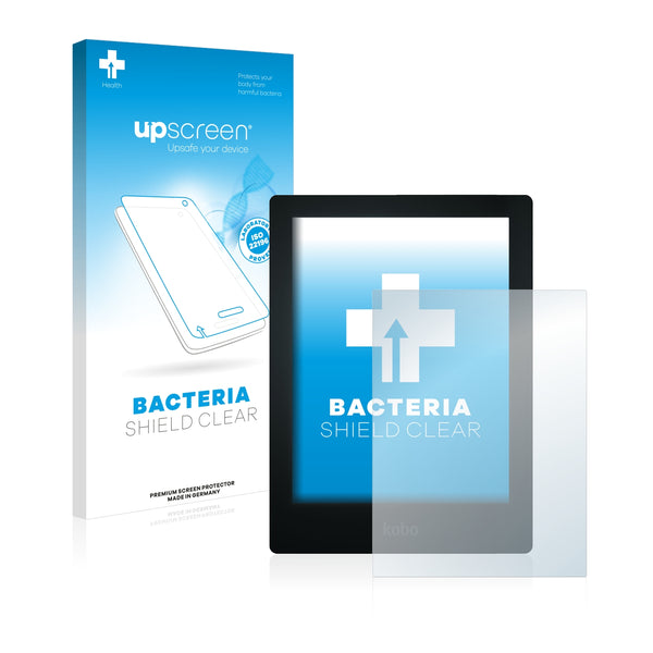 upscreen Bacteria Shield Clear Premium Antibacterial Screen Protector for Kobo Aura HD