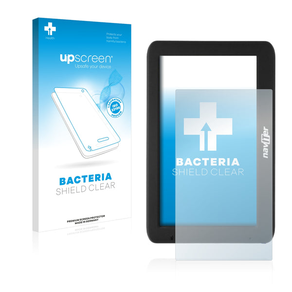upscreen Bacteria Shield Clear Premium Antibacterial Screen Protector for Naviter Oudie 3