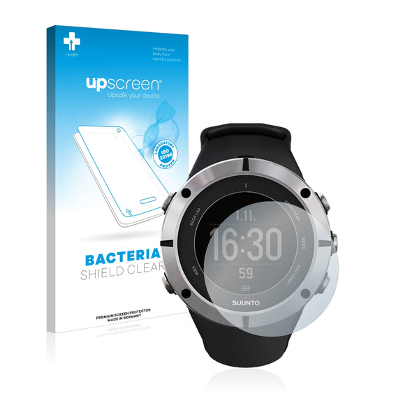 upscreen Bacteria Shield Clear Premium Antibacterial Screen Protector for Suunto Ambit2