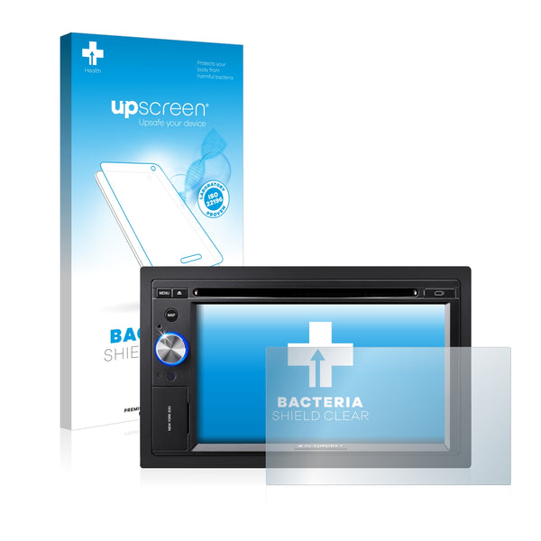 upscreen Bacteria Shield Clear Premium Antibacterial Screen Protector for Blaupunkt New York 830 (World)