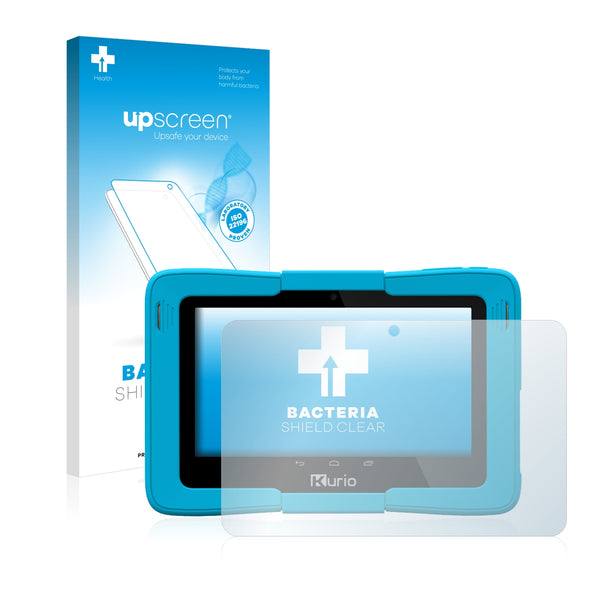 upscreen Bacteria Shield Clear Premium Antibacterial Screen Protector for Techno Source Kurio 7S