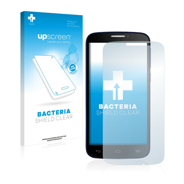 upscreen Bacteria Shield Clear Premium Antibacterial Screen Protector for Alcatel One Touch Pop C7