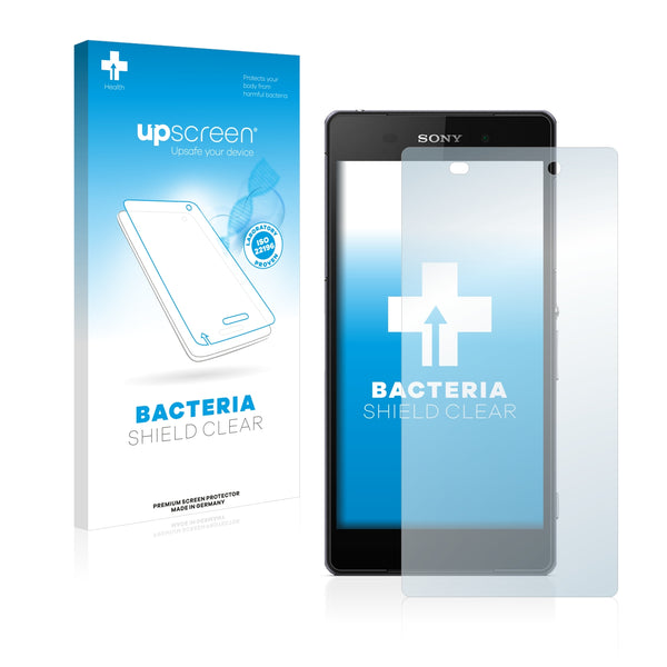 upscreen Bacteria Shield Clear Premium Antibacterial Screen Protector for Sony Xperia Z2 D6503