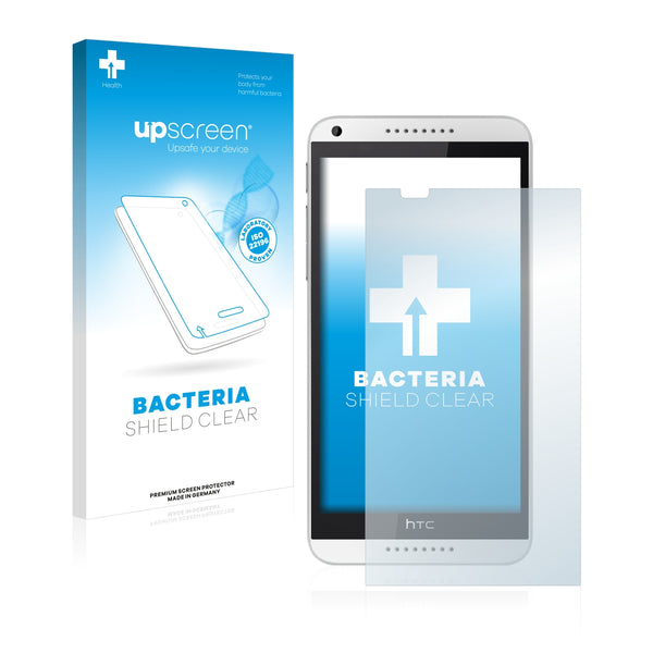 upscreen Bacteria Shield Clear Premium Antibacterial Screen Protector for HTC Desire 816