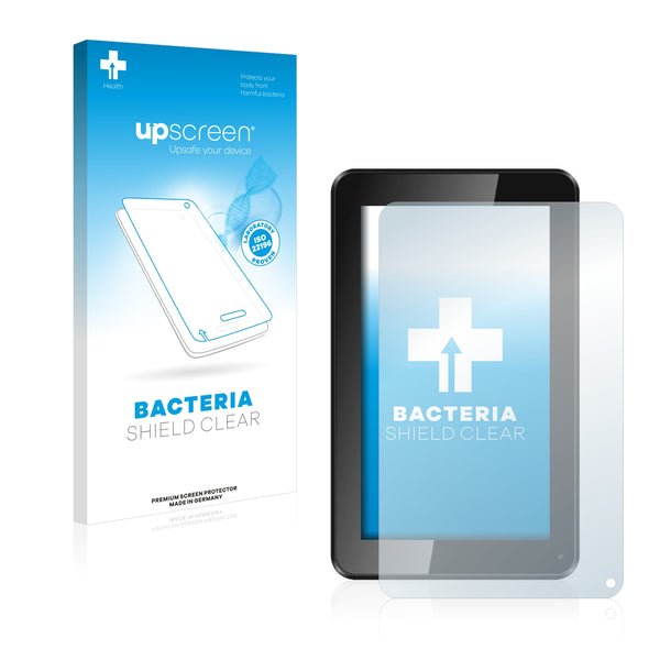 upscreen Bacteria Shield Clear Premium Antibacterial Screen Protector for Kliver Klipad 7 Smart HD (2014)