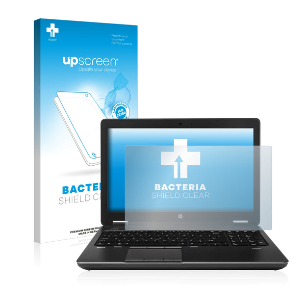 upscreen Bacteria Shield Clear Premium Antibacterial Screen Protector for HP Zbook 15