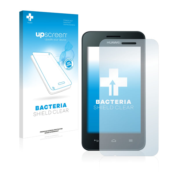 upscreen Bacteria Shield Clear Premium Antibacterial Screen Protector for Huawei Ascend Y330