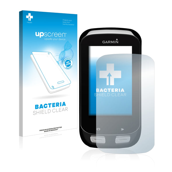 upscreen Bacteria Shield Clear Premium Antibacterial Screen Protector for Garmin Edge 1000