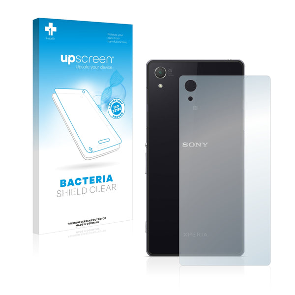 upscreen Bacteria Shield Clear Premium Antibacterial Screen Protector for Sony Xperia Z2 D6503 (Back)