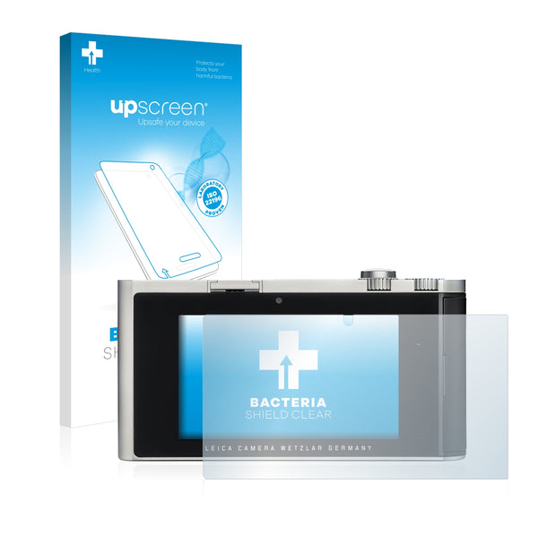 upscreen Bacteria Shield Clear Premium Antibacterial Screen Protector for Leica T (Typ 701)