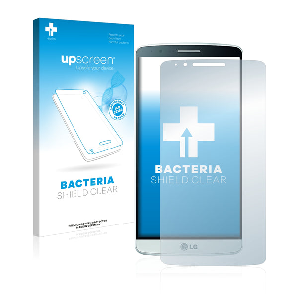upscreen Bacteria Shield Clear Premium Antibacterial Screen Protector for LG G3 D855