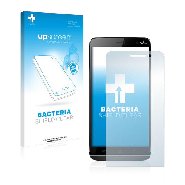 upscreen Bacteria Shield Clear Premium Antibacterial Screen Protector for Wiko Slide