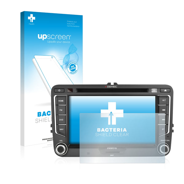 upscreen Bacteria Shield Clear Premium Antibacterial Screen Protector for Zenec Z-E2015
