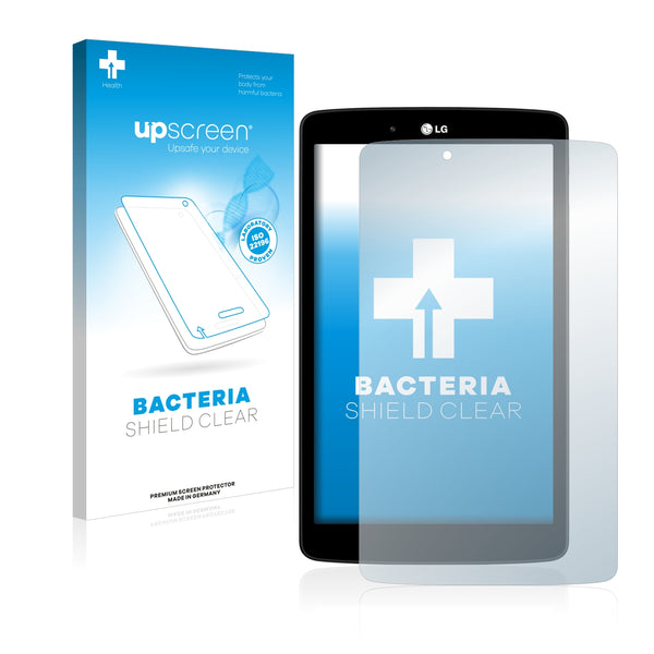 upscreen Bacteria Shield Clear Premium Antibacterial Screen Protector for LG Electronics G Pad 8.0