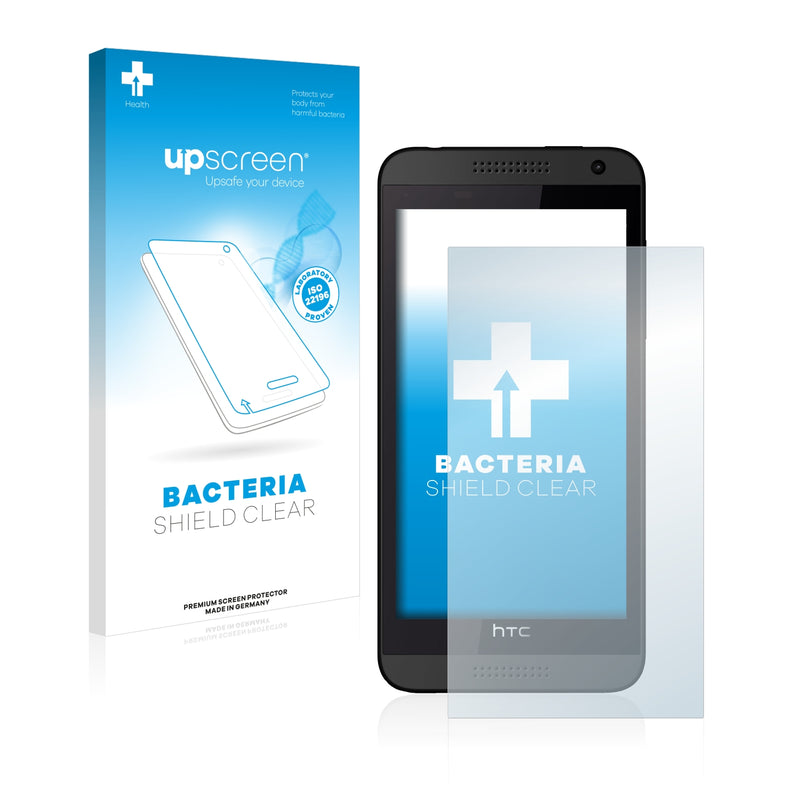 upscreen Bacteria Shield Clear Premium Antibacterial Screen Protector for HTC Desire 610t