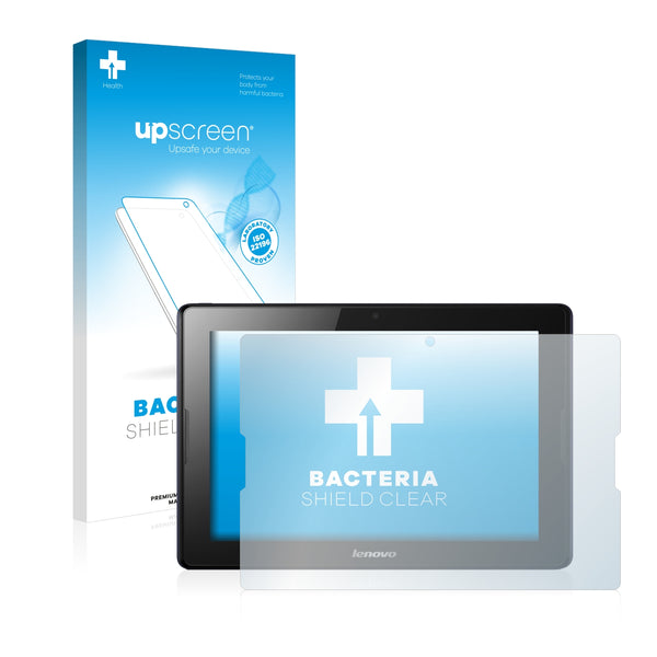 upscreen Bacteria Shield Clear Premium Antibacterial Screen Protector for Lenovo Tab A7600-F Wi-Fi
