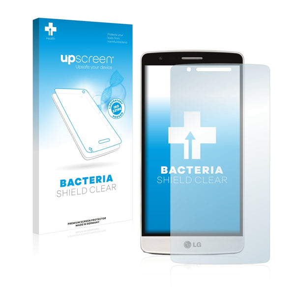upscreen Bacteria Shield Clear Premium Antibacterial Screen Protector for LG G3 S D725