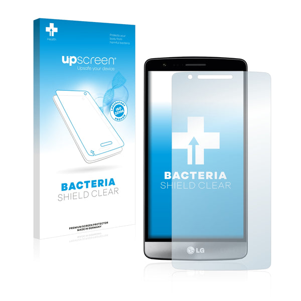 upscreen Bacteria Shield Clear Premium Antibacterial Screen Protector for LG G3 S D722