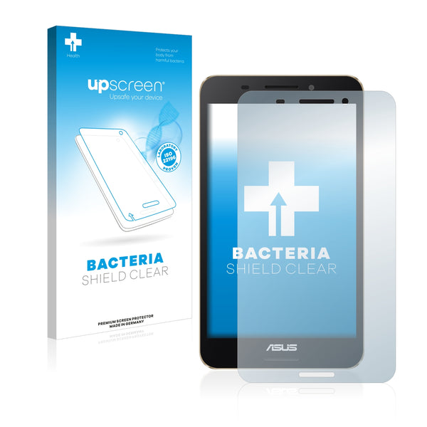 upscreen Bacteria Shield Clear Premium Antibacterial Screen Protector for Asus FonePad 7 FE375CG