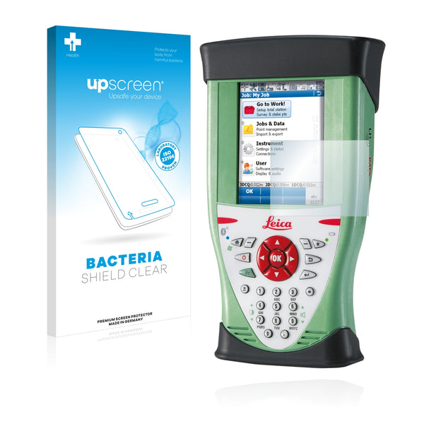 upscreen Bacteria Shield Clear Premium Antibacterial Screen Protector for Leica Viva Controller CS10