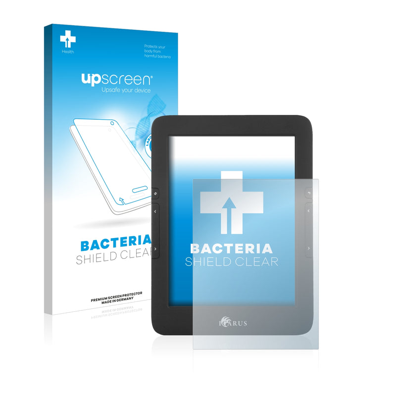 upscreen Bacteria Shield Clear Premium Antibacterial Screen Protector for Icarus Illumina