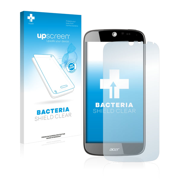 upscreen Bacteria Shield Clear Premium Antibacterial Screen Protector for Acer Liquid Jade Plus