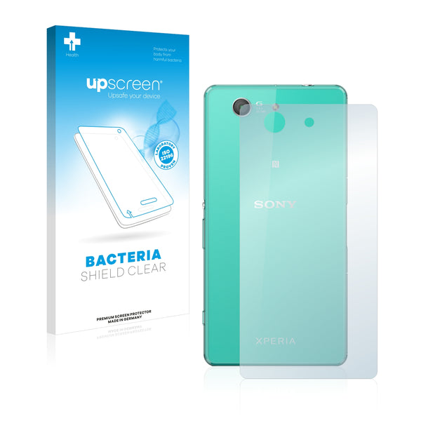 upscreen Bacteria Shield Clear Premium Antibacterial Screen Protector for Sony Xperia Z3 Compact D5833 (Back)