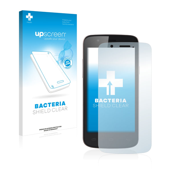 upscreen Bacteria Shield Clear Premium Antibacterial Screen Protector for Prestigio MultiPhone 5453 DUO