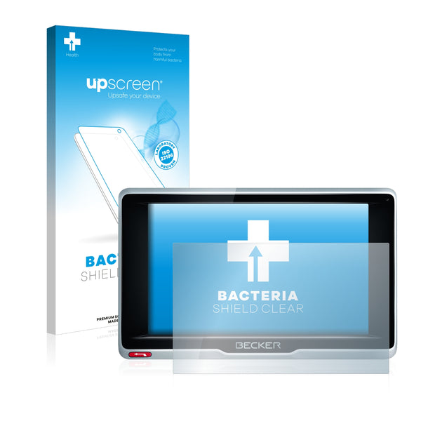upscreen Bacteria Shield Clear Premium Antibacterial Screen Protector for Becker Professional 5 LMU